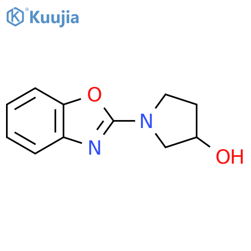 1-(1,3-benzoxazol-2-yl)pyrrolidin-3-ol structure