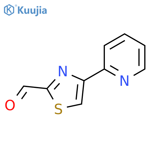 4-(pyridin-2-yl)-1,3-thiazole-2-carbaldehyde structure