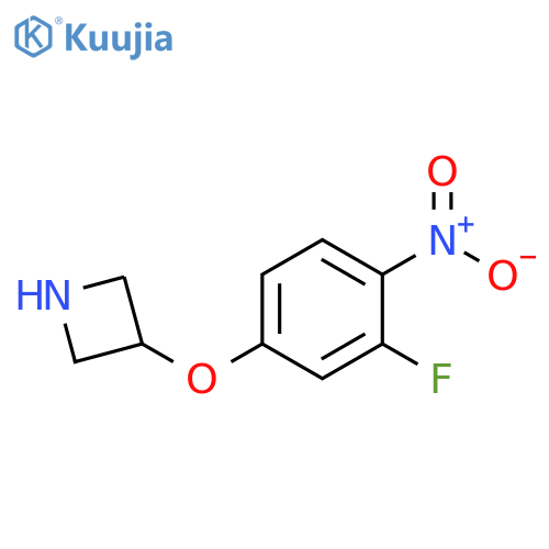 3-(3-fluoro-4-nitrophenoxy)azetidine structure