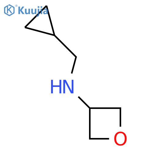 N-(cyclopropylmethyl)oxetan-3-amine structure