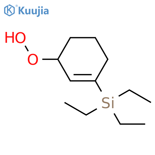 Hydroperoxide, 3-(triethylsilyl)-2-cyclohexen-1-yl structure