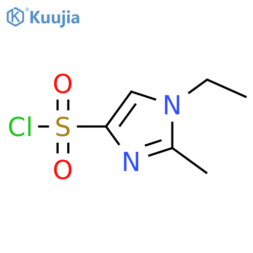 1-Ethyl-2-methyl-1H-imidazole-4-sulfonyl chloride structure
