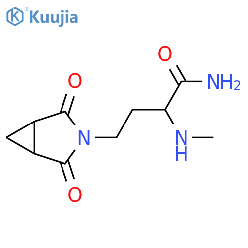 4-{2,4-dioxo-3-azabicyclo3.1.0hexan-3-yl}-2-(methylamino)butanamide structure