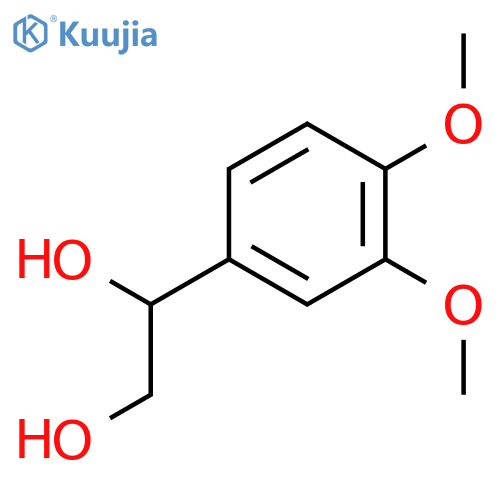 1,2-Ethanediol, 1-(3,4-dimethoxyphenyl)- structure