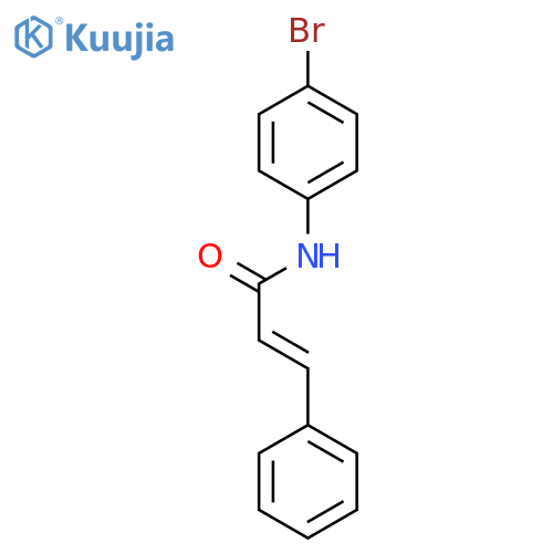 (2E)-N-(4-bromophenyl)-3-phenylprop-2-enamide structure