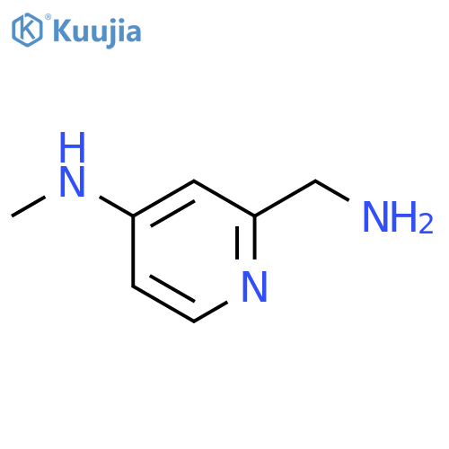 2-(aminomethyl)-N-methylpyridin-4-amine structure