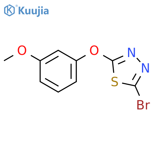 2-bromo-5-(3-methoxyphenoxy)-1,3,4-thiadiazole structure