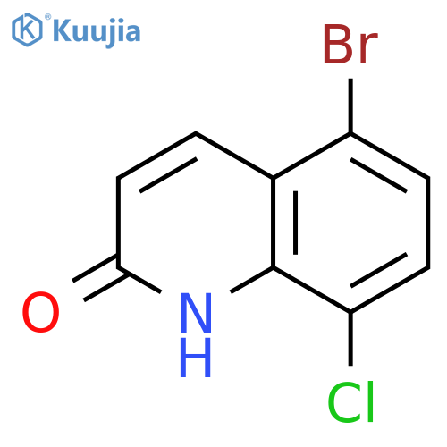 5-bromo-8-chloro-1,2-dihydroquinolin-2-one structure