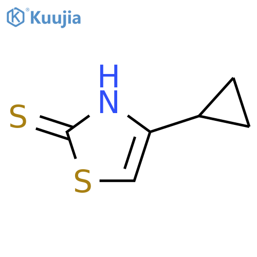 4-cyclopropyl-1,3-thiazole-2-thiol structure