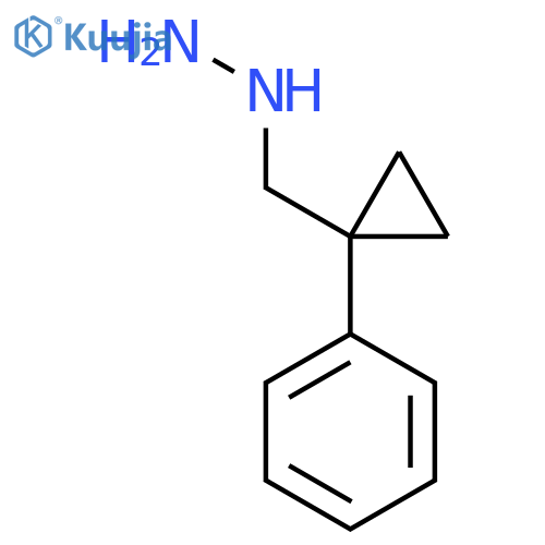 (1-phenylcyclopropyl)methylhydrazine structure