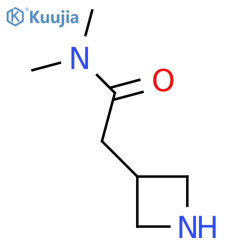 2-(azetidin-3-yl)-N,N-dimethylacetamide structure