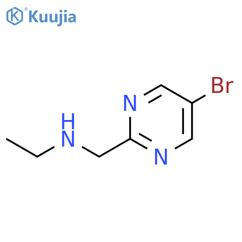 (5-bromopyrimidin-2-yl)methyl(ethyl)amine structure