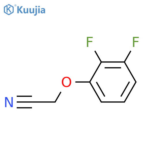 2-(2,3-difluorophenoxy)acetonitrile structure