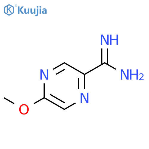 5-methoxypyrazine-2-carboximidamide structure