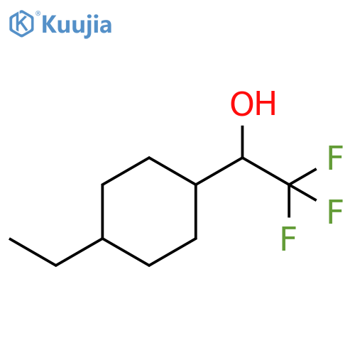 1-(4-ethylcyclohexyl)-2,2,2-trifluoroethan-1-ol structure