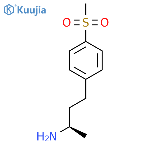 (2R)-4-(4-methanesulfonylphenyl)butan-2-amine structure