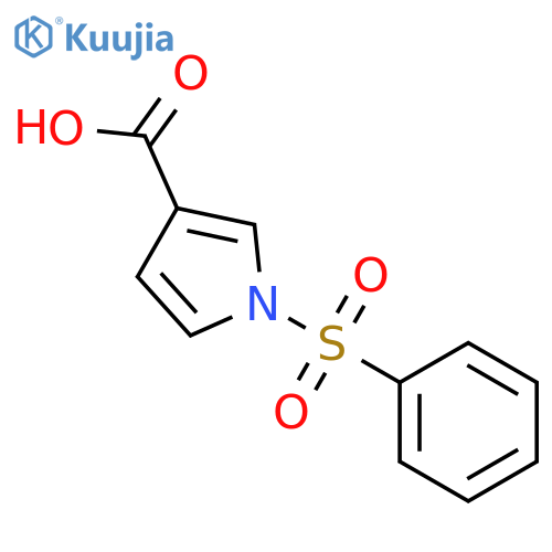 1H-Pyrrole-3-carboxylicacid, 1-(phenylsulfonyl)- structure