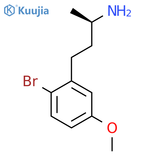 (2R)-4-(2-bromo-5-methoxyphenyl)butan-2-amine structure