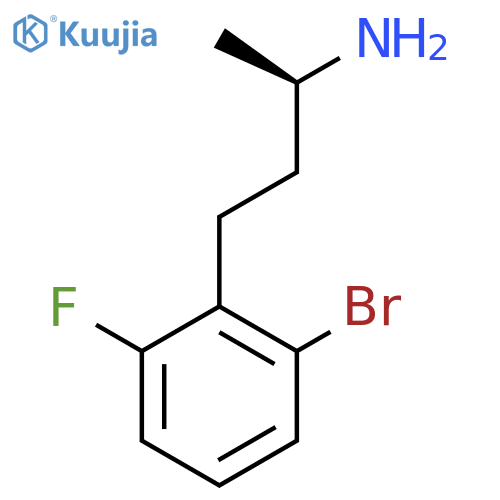 (2R)-4-(2-bromo-6-fluorophenyl)butan-2-amine structure