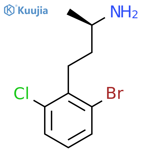 (2R)-4-(2-bromo-6-chlorophenyl)butan-2-amine structure