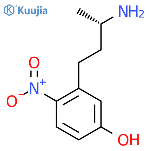 3-(3S)-3-aminobutyl-4-nitrophenol structure