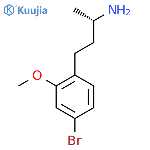 (2S)-4-(4-bromo-2-methoxyphenyl)butan-2-amine structure