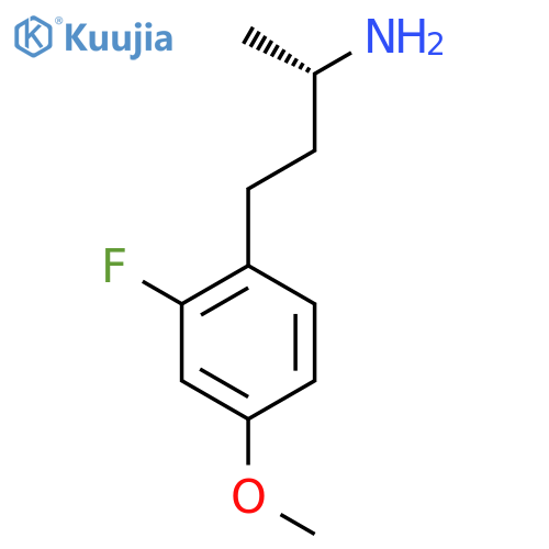 (2S)-4-(2-fluoro-4-methoxyphenyl)butan-2-amine structure