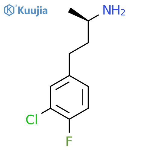 (2R)-4-(3-chloro-4-fluorophenyl)butan-2-amine structure