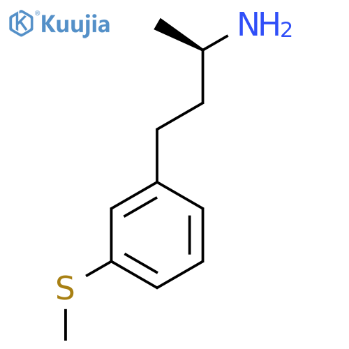 (2R)-4-3-(methylsulfanyl)phenylbutan-2-amine structure