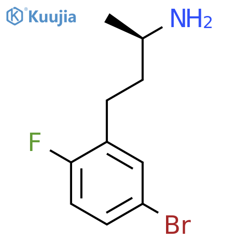 (2R)-4-(5-bromo-2-fluorophenyl)butan-2-amine structure