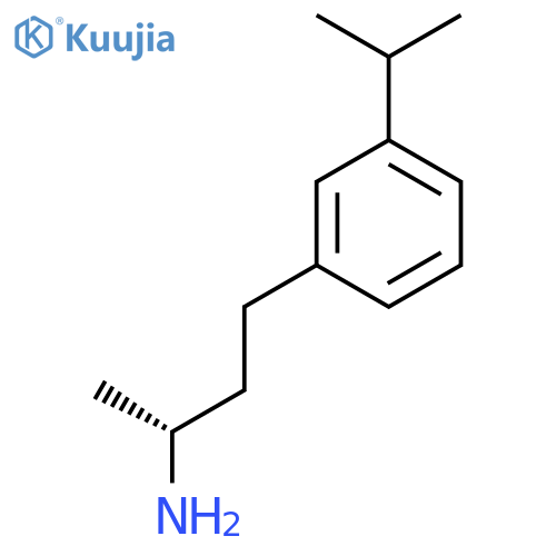 (2R)-4-3-(propan-2-yl)phenylbutan-2-amine structure