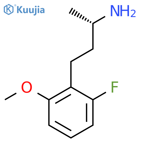 (2S)-4-(2-fluoro-6-methoxyphenyl)butan-2-amine structure