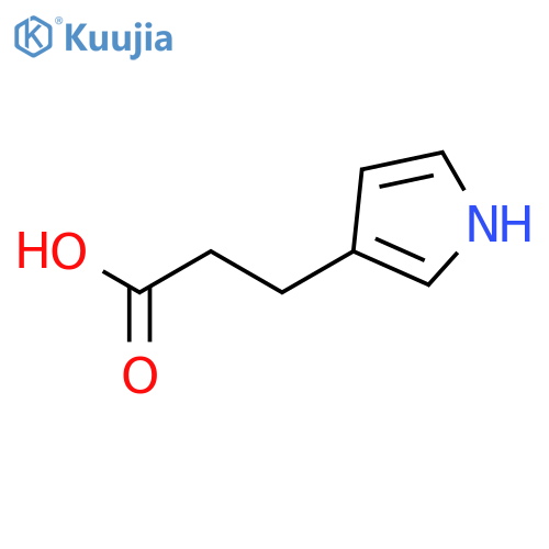 3-(1H-pyrrol-3-yl)propanoic acid structure