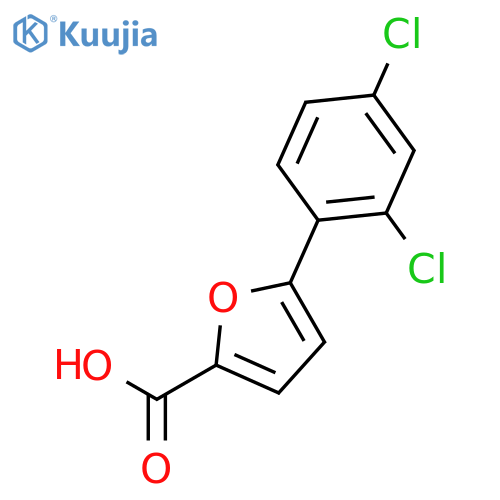 5-(2,4-Dichlorophenyl)furan-2-carboxylic acid structure