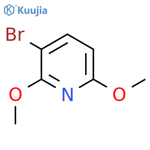 3-Bromo-2,6-dimethoxypyridine structure