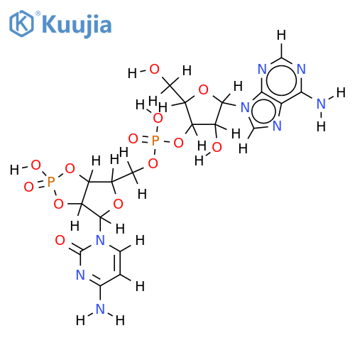 (O2',O3'-Hydroxyphosphoryl-cytidylyl)-(5'=>3')-adenosin structure