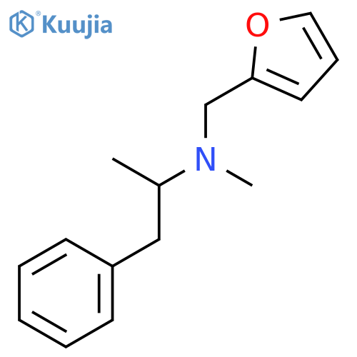 2-Furanmethanamine,N-methyl-N-(1-methyl-2-phenylethyl)- structure