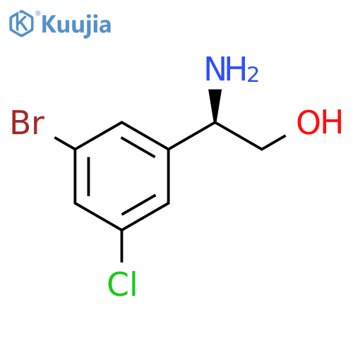 (2R)-2-amino-2-(3-bromo-5-chlorophenyl)ethan-1-ol structure