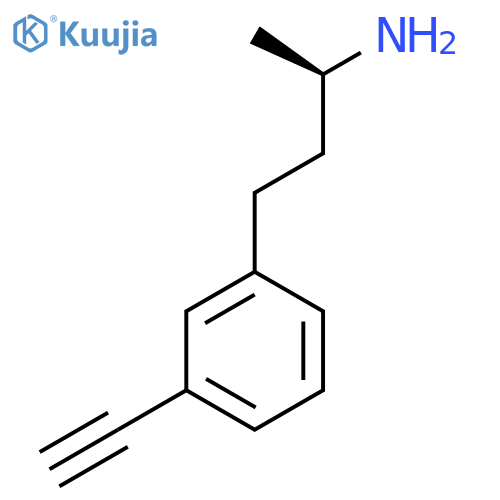 (2R)-4-(3-ethynylphenyl)butan-2-amine structure