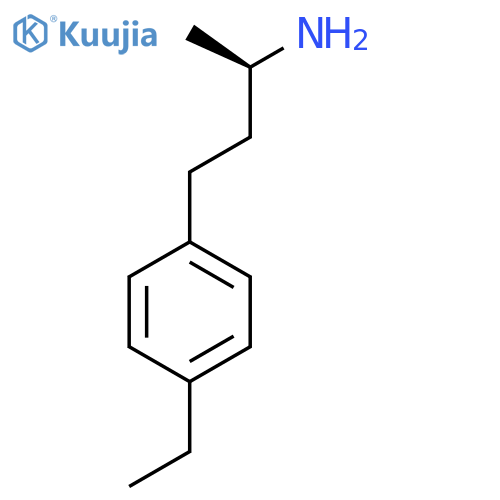 (2R)-4-(4-ethylphenyl)butan-2-amine structure