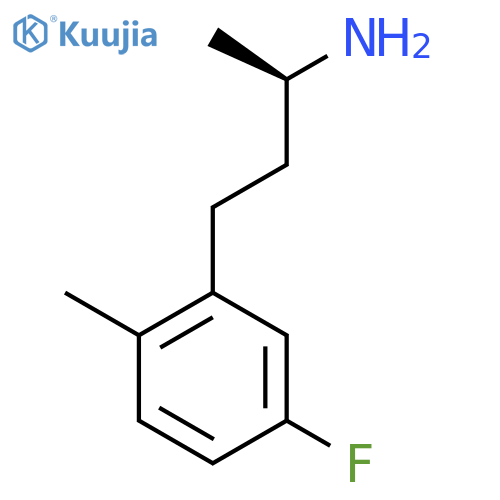 (2R)-4-(5-fluoro-2-methylphenyl)butan-2-amine structure
