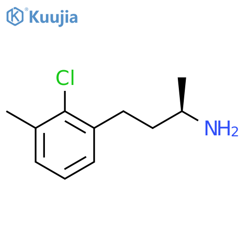 (2R)-4-(2-chloro-3-methylphenyl)butan-2-amine structure