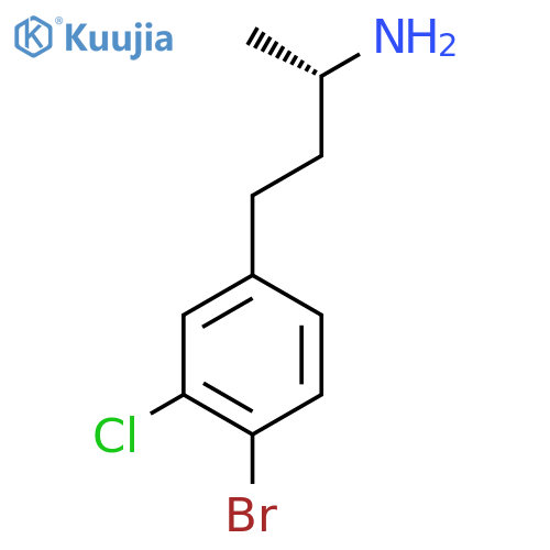 (2S)-4-(4-bromo-3-chlorophenyl)butan-2-amine structure