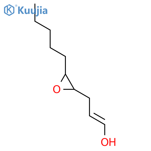 3-(3-pentyloxiranyl)-2e-propenol structure