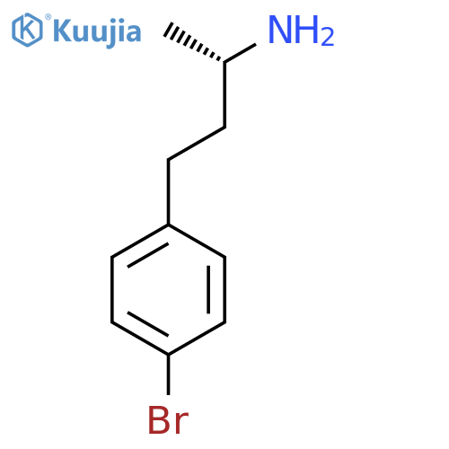 (2S)-4-(4-bromophenyl)butan-2-amine structure