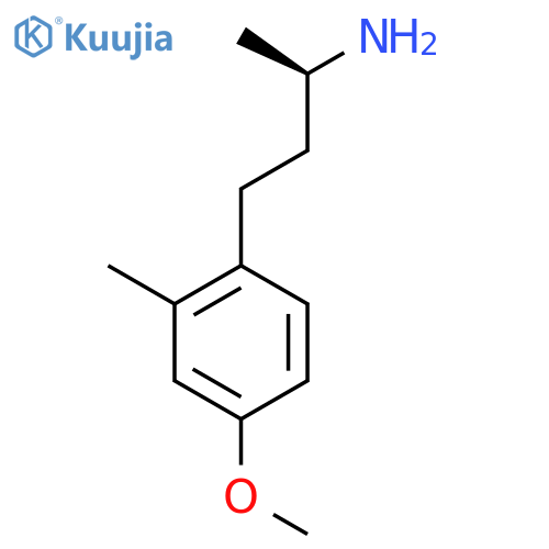 (2R)-4-(4-methoxy-2-methylphenyl)butan-2-amine structure