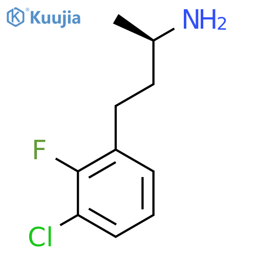 (2R)-4-(3-chloro-2-fluorophenyl)butan-2-amine structure