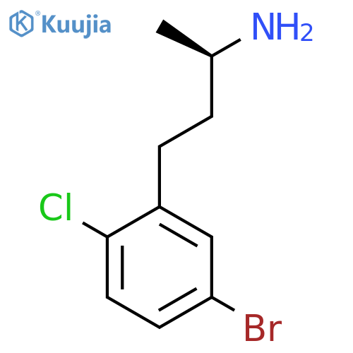 (2R)-4-(5-bromo-2-chlorophenyl)butan-2-amine structure