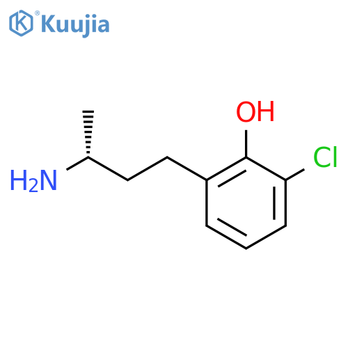 2-(3R)-3-aminobutyl-6-chlorophenol structure