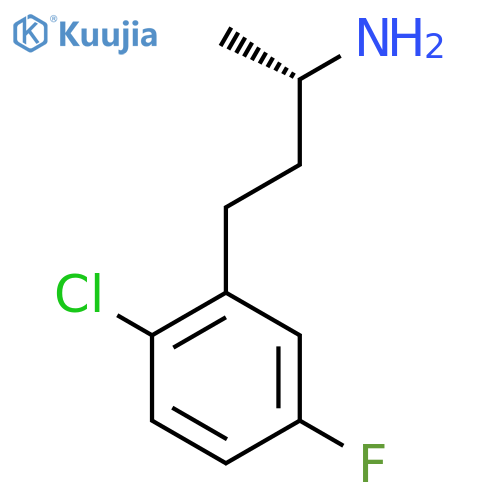 (2S)-4-(2-chloro-5-fluorophenyl)butan-2-amine structure